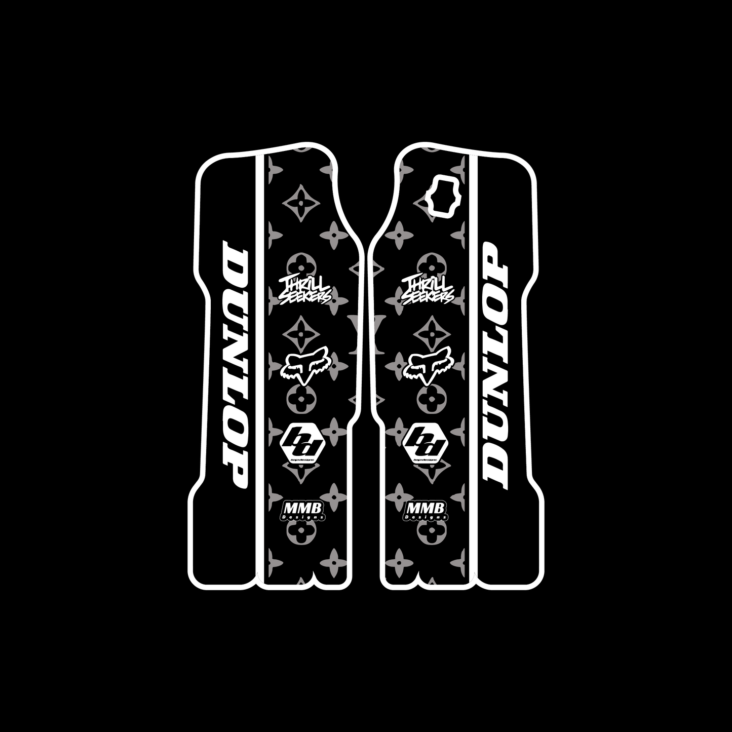 LV fork Guard decals