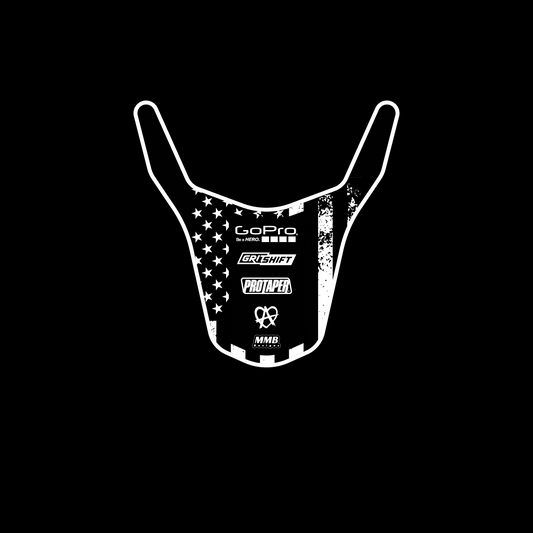 American back fender decal