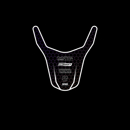 Hex back fender decal