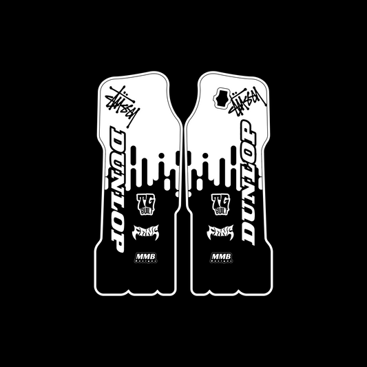 Drip fork guard decals