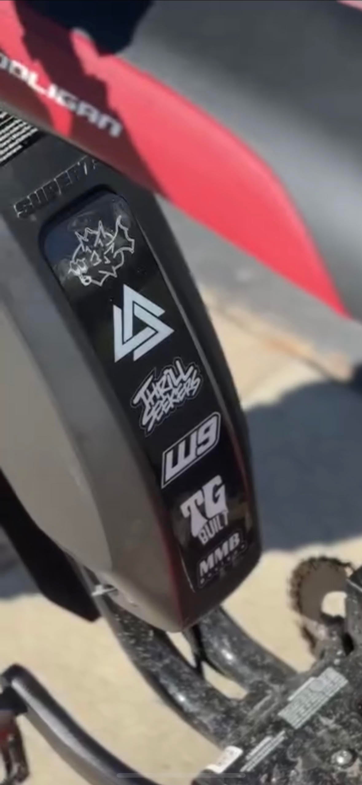 E-Bike Battery Lid Decal